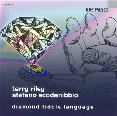 The cover of Terry Riley and Stefano Scodanibbio's Diamond Fiddle Language.